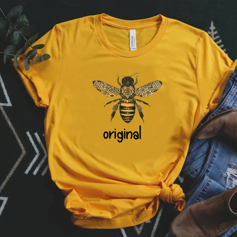 Bee Kind Original Simple Design Woman T Shirts Cotton Help More Bees Earth Day Gift Kindly Graphic Tee Short Sleeve Dropshipping
Bee Kind Original Simple Design Woman T Shirts Cotton Help More Bees Earth Day Gift Kindly Graphic Tee Short Sleeve Dropshipping