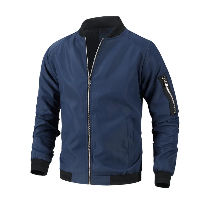 New Spring Autumn Fashion Men Jacket Bomber Jackets Business Casual Streetwear Male Coats Simple Windbreaker British Style Coat
New Spring Autumn Fashion Men Jacket Bomber Jackets Business Casual Streetwear Male Coats Simple Windbreaker British Style Coat