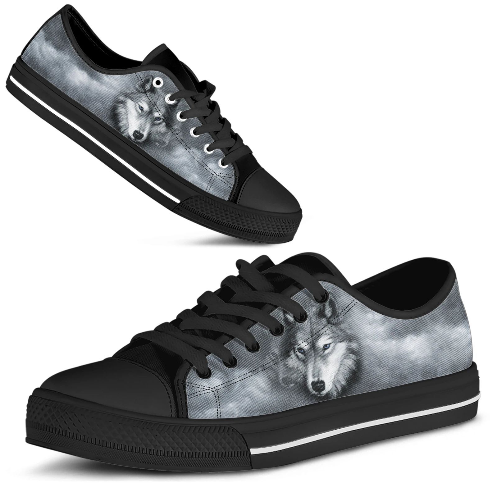 ELVISWORDS 3D Animal Wolf Print Men Shoes Classic Canvas Vulcanized Shoes for Teen Boys Casual Comfortable Flats Winter Sneakers
ELVISWORDS 3D Animal Wolf Print Men Shoes Classic Canvas Vulcanized Shoes for Teen Boys Casual Comfortable Flats Winter Sneakers