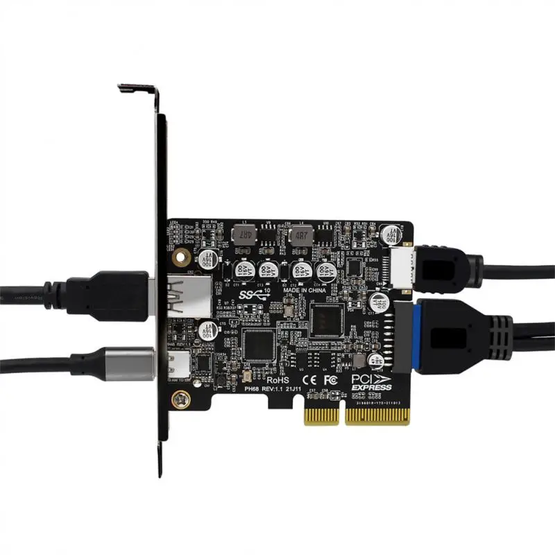 Плата расширения PCI-Express на USB 3,2, USB Type-C, 20 Гбит/с, PCI-E, адаптер для Windows 8/10/Linux
Плата расширения PCI-Express на USB 3,2, USB Type-C, 20 Гбит/с, PCI-E, адаптер для Windows 8/10/Linux