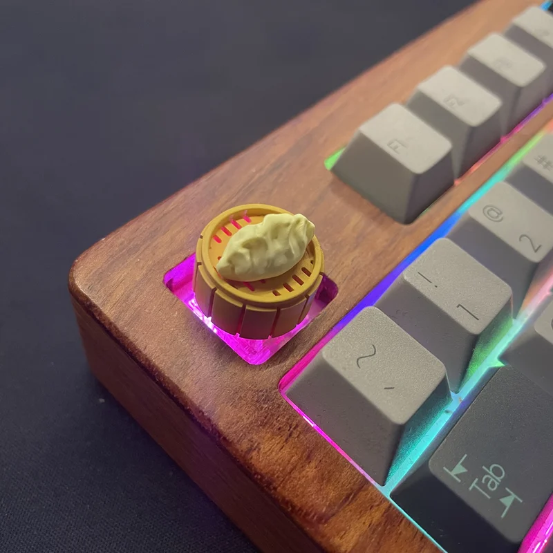 Personalized Dumpling Xiaolongbao Resin Key Cap Single Magnetic Vacuum Computer Button Cross Shaft Mechanical Keyboard Keycap
Personalized Dumpling Xiaolongbao Resin Key Cap Single Magnetic Vacuum Computer Button Cross Shaft Mechanical Keyboard Keycap