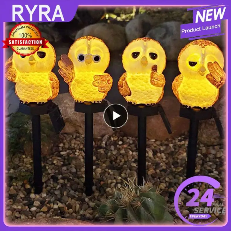 Solar Lamp LED Owl Lawn Garden Decoration Outdoor Landscape Ground Plug-in Luminous Lamp Garden Courtyard Lamp
Solar Lamp LED Owl Lawn Garden Decoration Outdoor Landscape Ground Plug-in Luminous Lamp Garden Courtyard Lamp