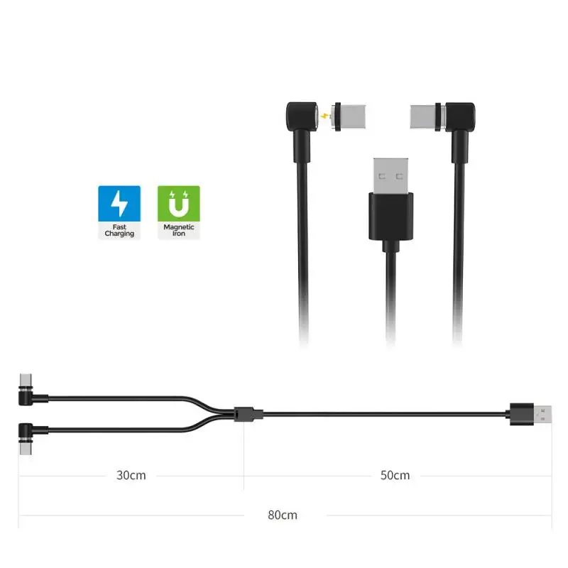 Charging Wire Magnetic Cable 2 In 1 Magnetic Charging Cable Transfer Data Sync Tp5-2520 Cable For Switch /for Ps5 /for Ps Vr2
Charging Wire Magnetic Cable 2 In 1 Magnetic Charging Cable Transfer Data Sync Tp5-2520 Cable For Switch /for Ps5 /for Ps Vr2