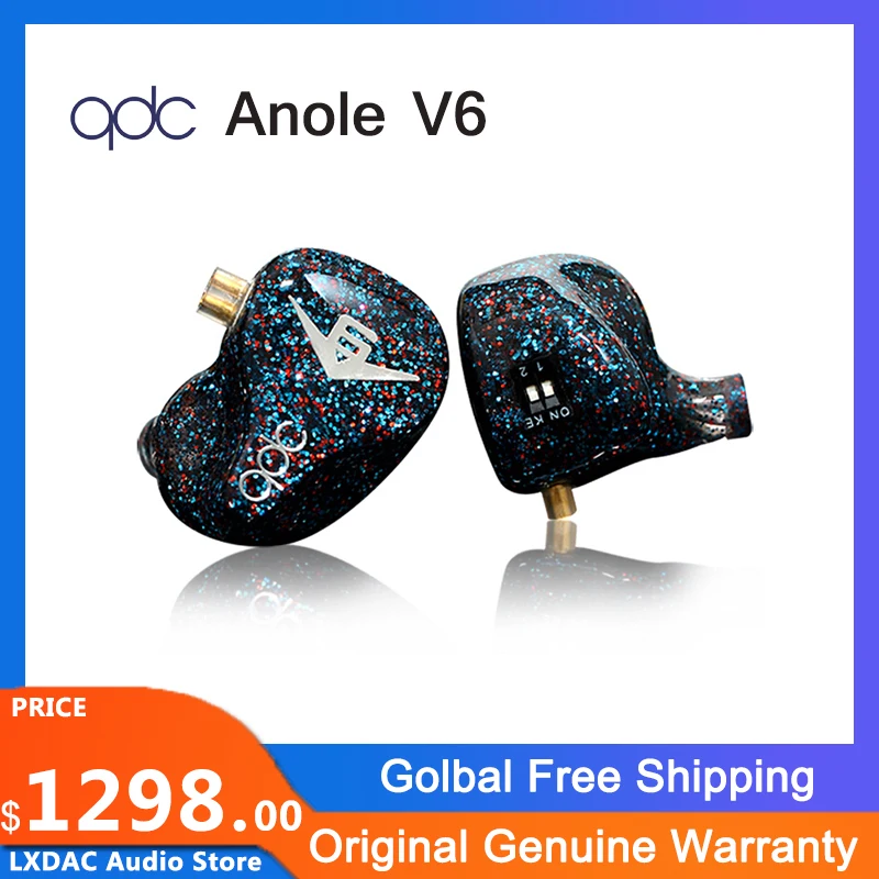 QDC Anole V6 6-компонентные сбалансированные арматурные 6BA профессиональные Hi-Fi наушники-вкладыши с мультинастройкой V6 Standard Edition
QDC Anole V6 6-компонентные сбалансированные арматурные 6BA профессиональные Hi-Fi наушники-вкладыши с мультинастройкой V6 Standard Edition