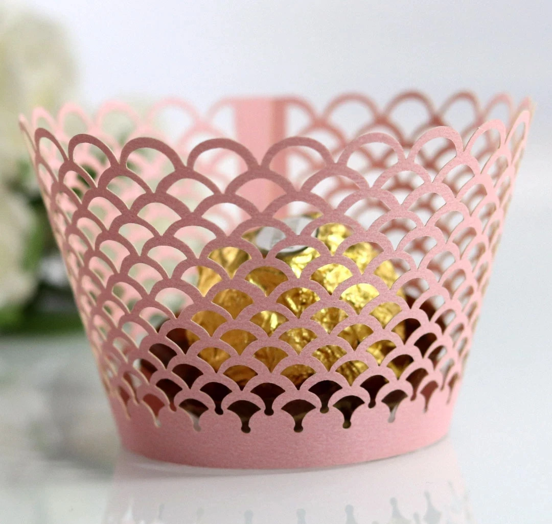 100PCS Baking Cup Lace Beautiful Fish Scale Cake Edge Laser Cutout Paper Holder
100PCS Baking Cup Lace Beautiful Fish Scale Cake Edge Laser Cutout Paper Holder