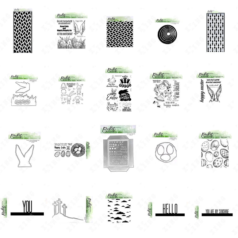 New Easter Bunny Eggs Cobblestone Hello Metal Cutting Dies Stamps Stencil for 2022 Scrapbook Diary Decoration Embossing Template
New Easter Bunny Eggs Cobblestone Hello Metal Cutting Dies Stamps Stencil for 2022 Scrapbook Diary Decoration Embossing Template