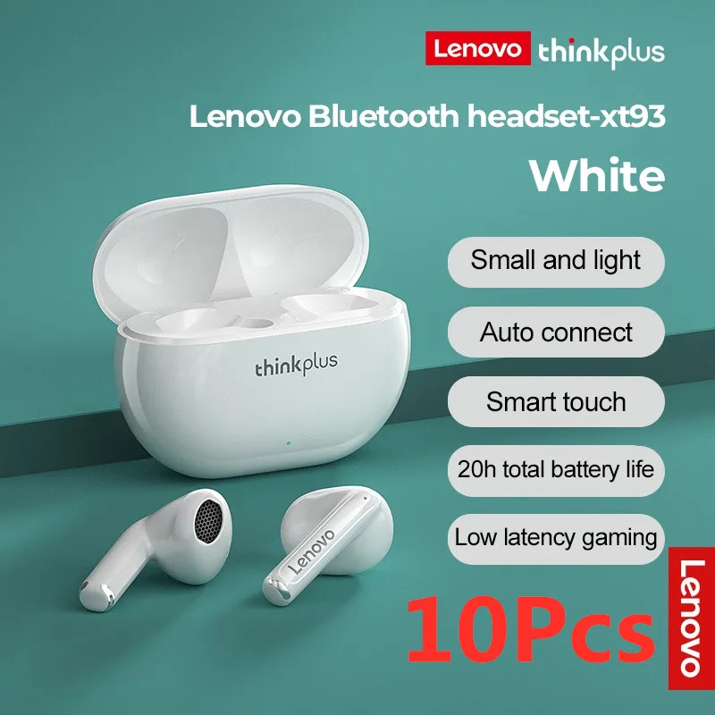 10 оригинальных Thinkplus XT93 TWS Беспроводные Bluetooth мини наушники спортивные игры Наушники с низкой задержкой наушники с микрофоном Высокая точность Музыка стерео наушники интеллектуальные наушники с шумоподавлен
10 оригинальных Thinkplus XT93 TWS Беспроводные Bluetooth мини наушники спортивные игры Наушники с низкой задержкой наушники с микрофоном Высокая точность Музыка стерео наушники интеллектуальные наушники с шумоподавлен