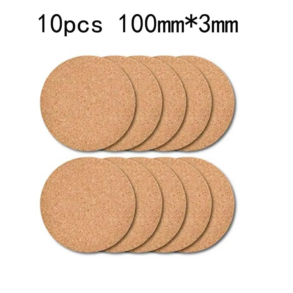 10Pcs Handy Round Shape Square Cork Coasters Plain Natural Drink Coffee Tea Cup Mats Table Pad For Home Office Kitchen New
10Pcs Handy Round Shape Square Cork Coasters Plain Natural Drink Coffee Tea Cup Mats Table Pad For Home Office Kitchen New