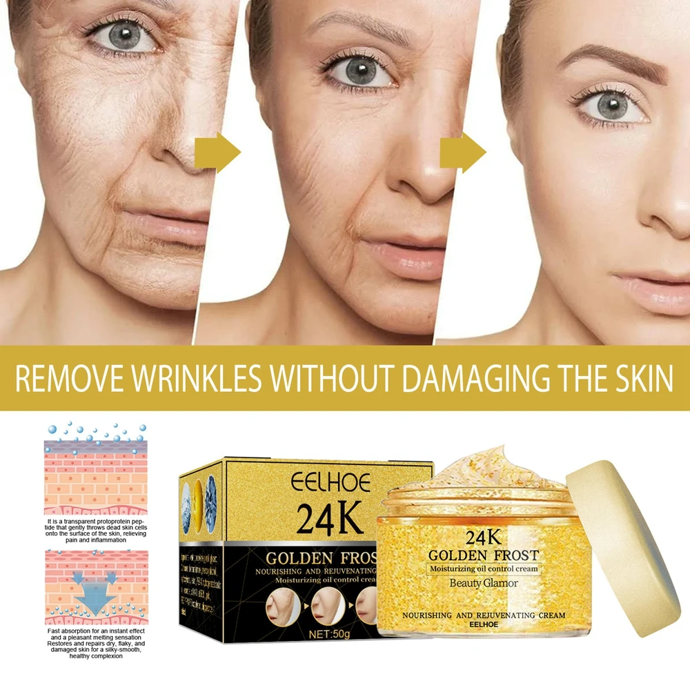 24k Gold Anti-Wrinkle Face Cream Collagen Serum Cream Sleeping Whitening Facial Cream Moisturizing Anti-aging Cream
24k Gold Anti-Wrinkle Face Cream Collagen Serum Cream Sleeping Whitening Facial Cream Moisturizing Anti-aging Cream