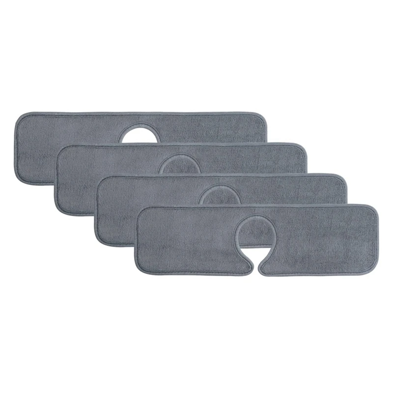 4Pcs Faucet Splash Catcher, Kitchen Faucet Absorbent Mat, Sink Splash Guard Faucet, Sink Drip Catcher Drying Mat Racks
4Pcs Faucet Splash Catcher, Kitchen Faucet Absorbent Mat, Sink Splash Guard Faucet, Sink Drip Catcher Drying Mat Racks
