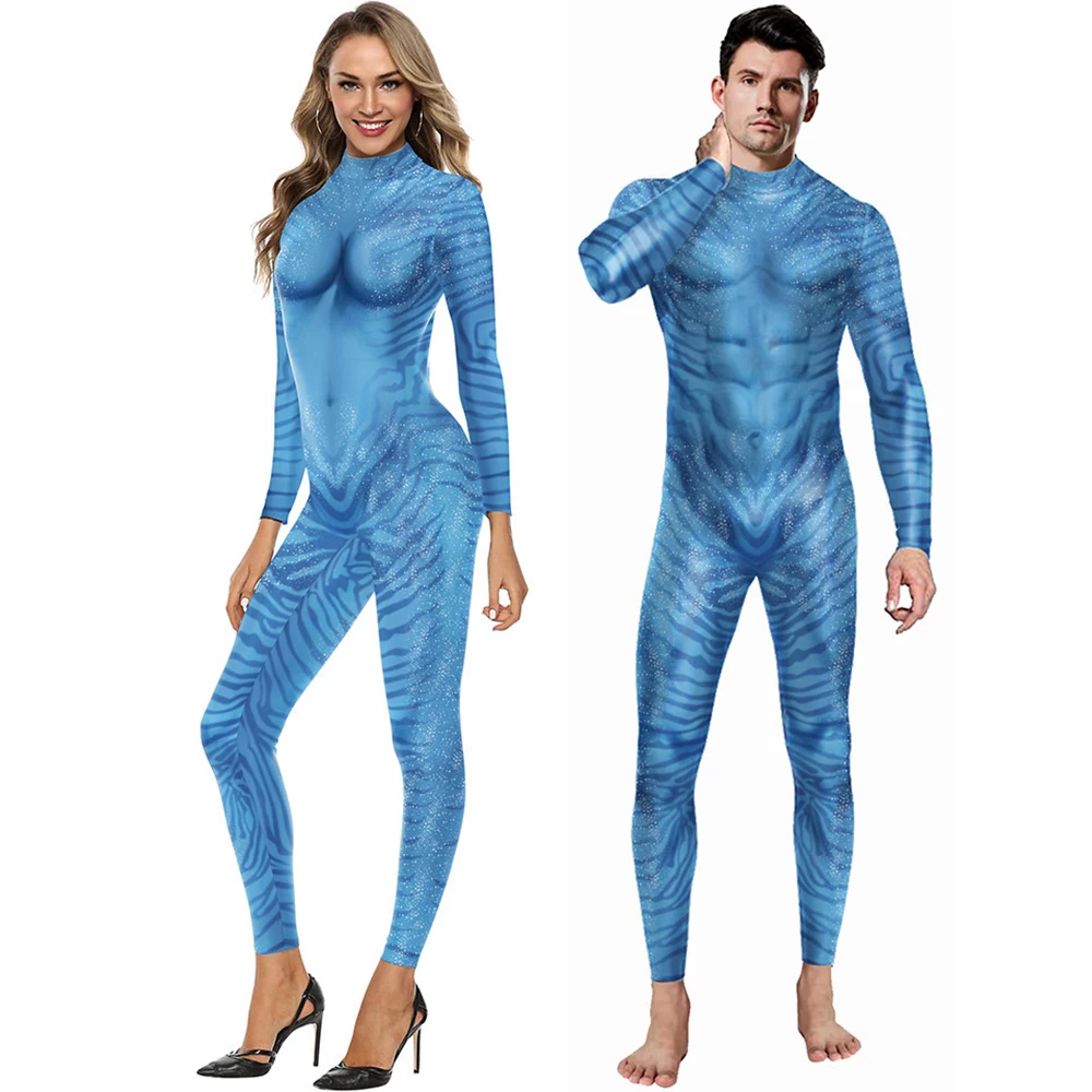 Cosplay Avatar Costumes the Way of Water Bodysuit Women and Men Sexy Jumpsuit for Halloween and Christmas Days Adult Clothing
Cosplay Avatar Costumes the Way of Water Bodysuit Women and Men Sexy Jumpsuit for Halloween and Christmas Days Adult Clothing
