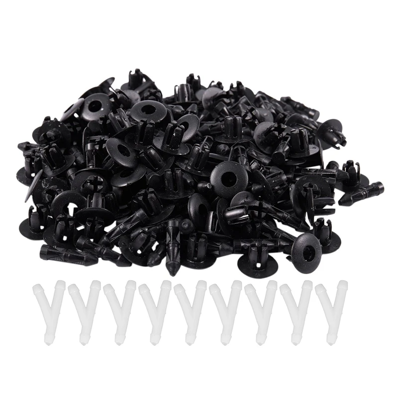 50Pcs Car Garden Home 6Mm Plastic Y Piece Tube Pipe Hose Connector Joiner & 100Pcs 7Mm Hole Plastic Rivets Fastener Auto Car Fen
50Pcs Car Garden Home 6Mm Plastic Y Piece Tube Pipe Hose Connector Joiner & 100Pcs 7Mm Hole Plastic Rivets Fastener Auto Car Fen