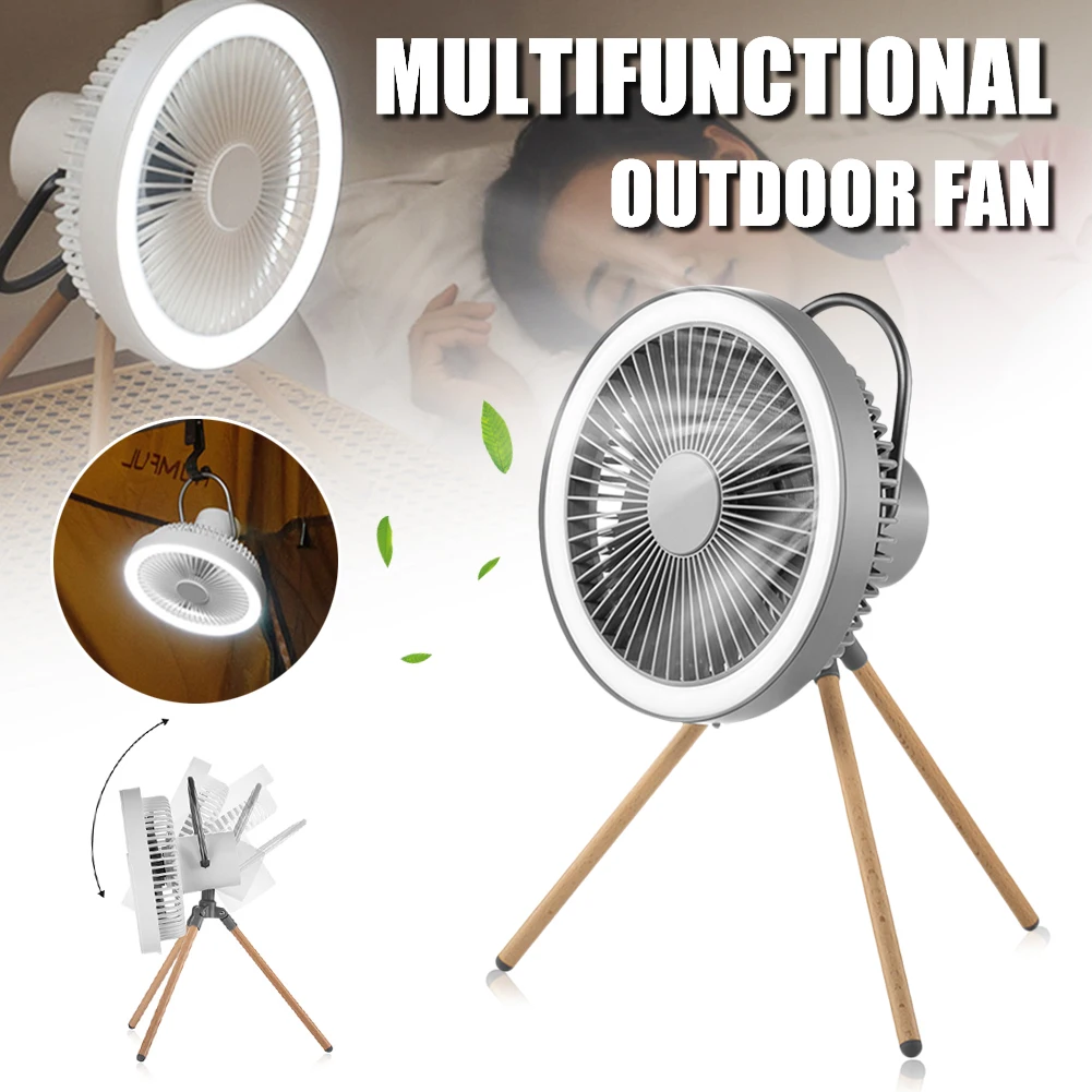 Outdoor Camping Fan Multifunctional Mini Fan With Night Light USB Rechargeable Portable Fan Desktop Cooling Fan Tripod Stand
Outdoor Camping Fan Multifunctional Mini Fan With Night Light USB Rechargeable Portable Fan Desktop Cooling Fan Tripod Stand