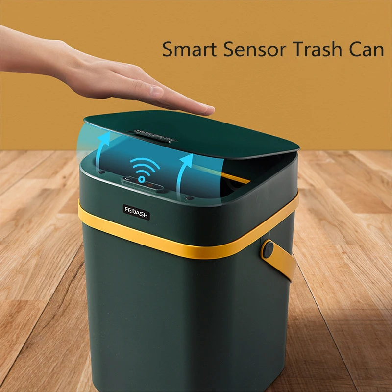 8/10/13L Intelligent Induction Trash Can Electric Automatic Open Lid Garage Bin Home Kitchen Bathroom Toilet Waterproof Dustbin
8/10/13L Intelligent Induction Trash Can Electric Automatic Open Lid Garage Bin Home Kitchen Bathroom Toilet Waterproof Dustbin