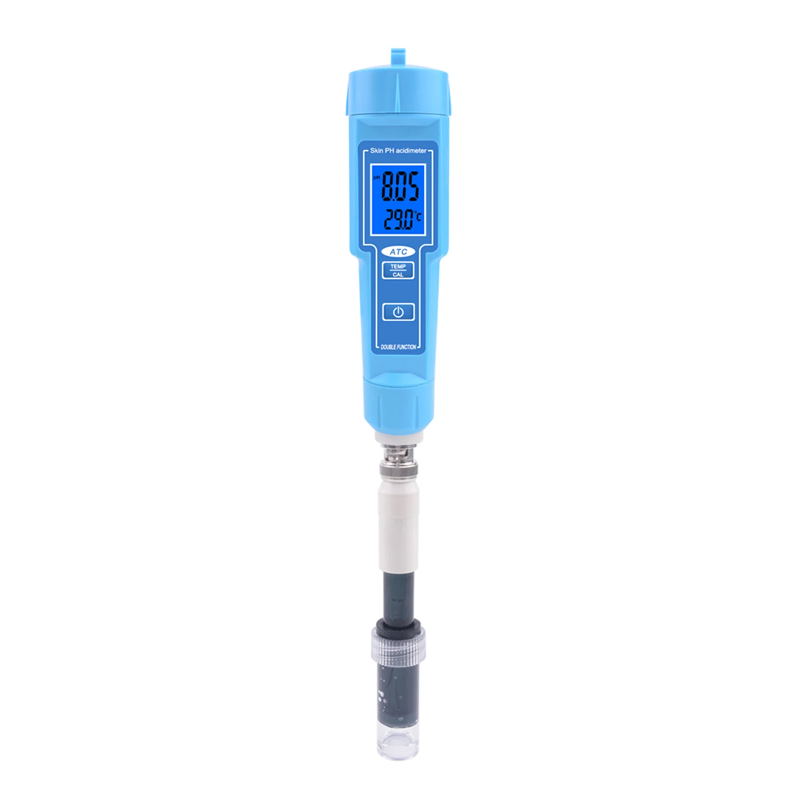 For Food Fruits Meat Acidity Meter PH Tester Measure Water Quality 0℃~50℃ 4×1.5V Backlit LCD Replaceable Probe
For Food Fruits Meat Acidity Meter PH Tester Measure Water Quality 0℃~50℃ 4×1.5V Backlit LCD Replaceable Probe