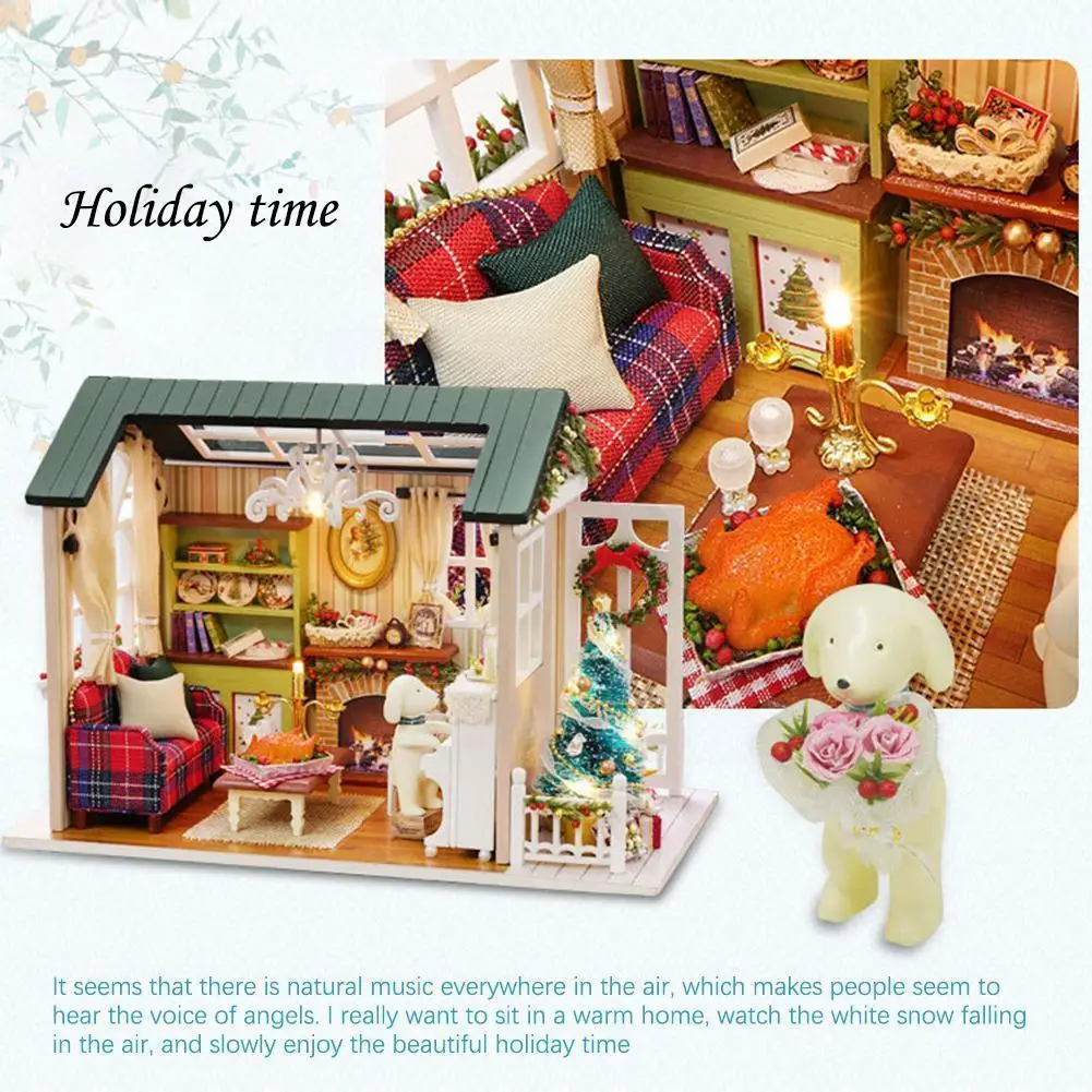 Assemble Diy Wooden House House Kit Wooden Miniature Toys Furniture Lights Battery) (no And Led Glue With Houses W9h6
Assemble Diy Wooden House House Kit Wooden Miniature Toys Furniture Lights Battery) (no And Led Glue With Houses W9h6
