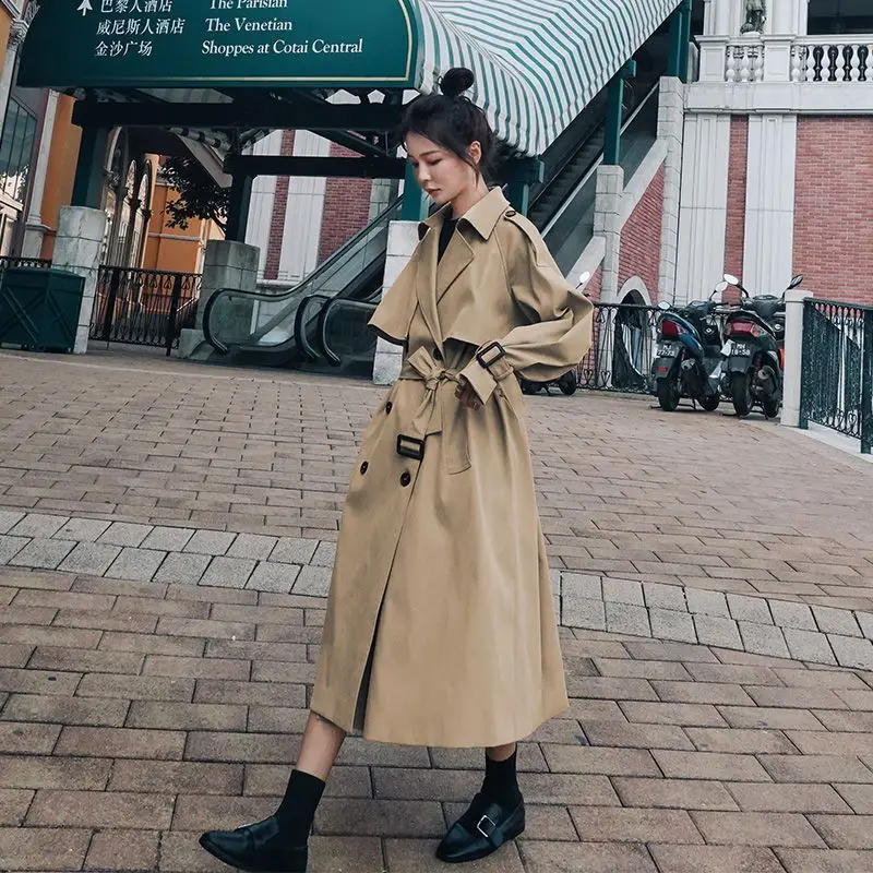 CARECODE Vintage Pregnancy Windbreaker Fashion Spring Autumn Double-breasted Loose Casual Maternity Women Long Trench Coat
CARECODE Vintage Pregnancy Windbreaker Fashion Spring Autumn Double-breasted Loose Casual Maternity Women Long Trench Coat