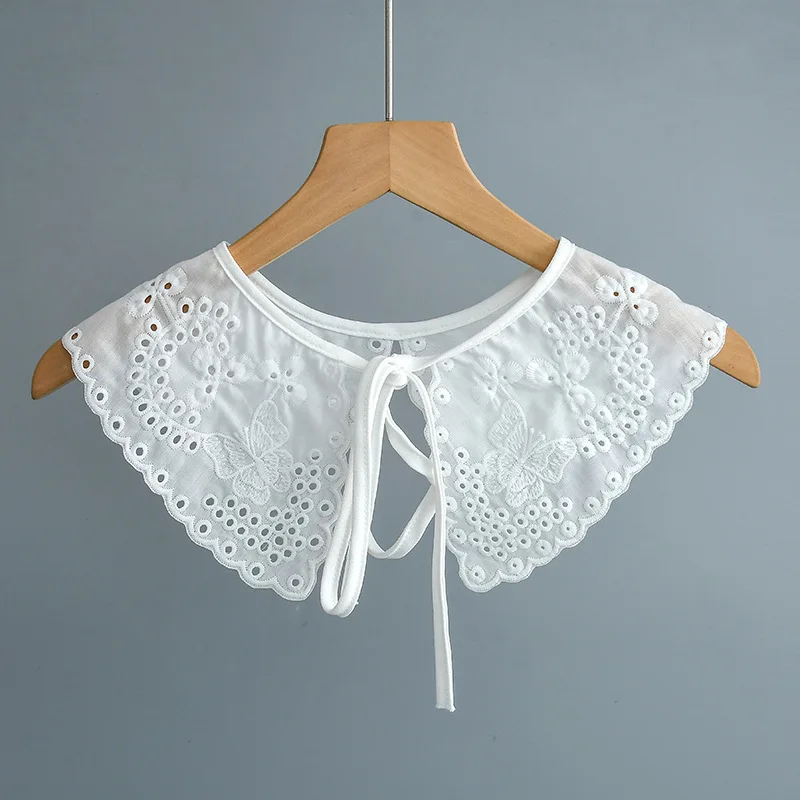 Linbaiway Women Shirts Bowknots Fake Collar Shawl Female White Embroidery Sweet Lapel Blouse Detachable Collar Shirt Faux Cols
Linbaiway Women Shirts Bowknots Fake Collar Shawl Female White Embroidery Sweet Lapel Blouse Detachable Collar Shirt Faux Cols