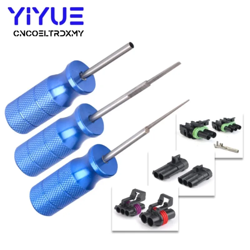 Automotive Plug Terminal Removal Tools for Amp Weather Metri Pack Connector DRK Wire Harness Needle Withdrawer
Automotive Plug Terminal Removal Tools for Amp Weather Metri Pack Connector DRK Wire Harness Needle Withdrawer