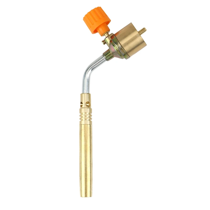 Brass MAPP, Propane Gas Torch, Automatic Ignition Trigger, Heating Welding Burner, Suitable For Camping And Welding 
Brass MAPP, Propane Gas Torch, Automatic Ignition Trigger, Heating Welding Burner, Suitable For Camping And Welding