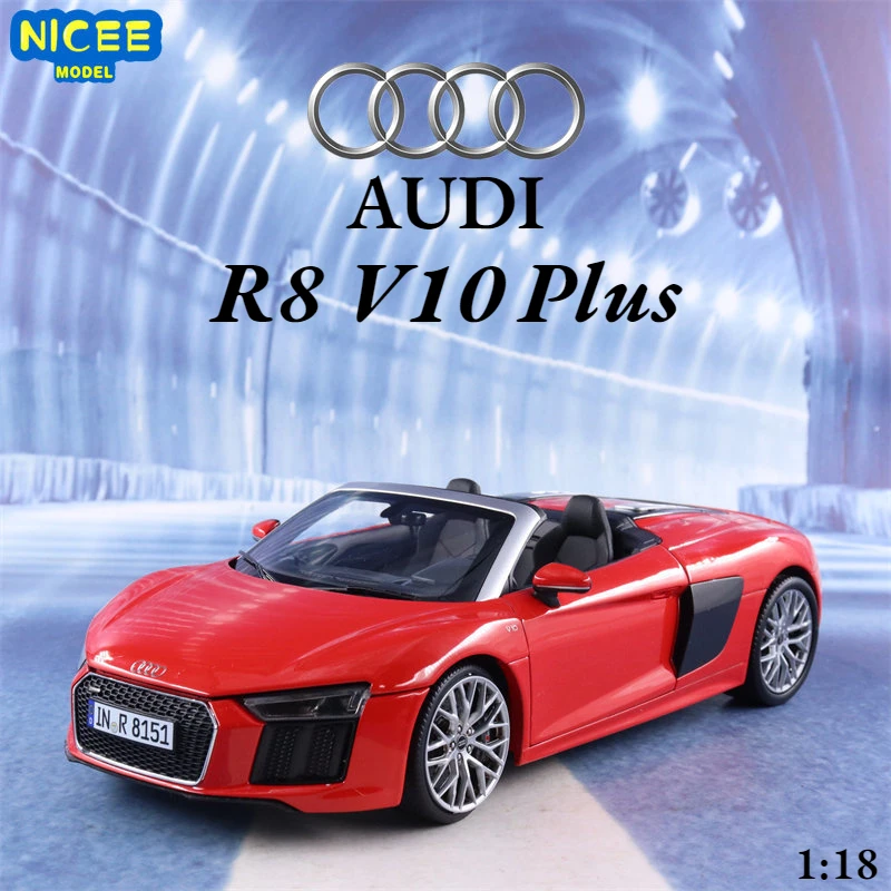 Модель автомобиля Audi R8 V10 Plus Spyder Roadster из металлического сплава, 1:18
Модель автомобиля Audi R8 V10 Plus Spyder Roadster из металлического сплава, 1:18