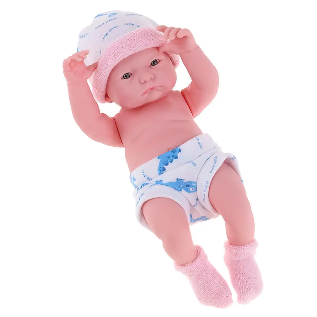 25cm Simulation Silicone Reborn Girl Doll In Pink Clothes Learning Playmate
25cm Simulation Silicone Reborn Girl Doll In Pink Clothes Learning Playmate