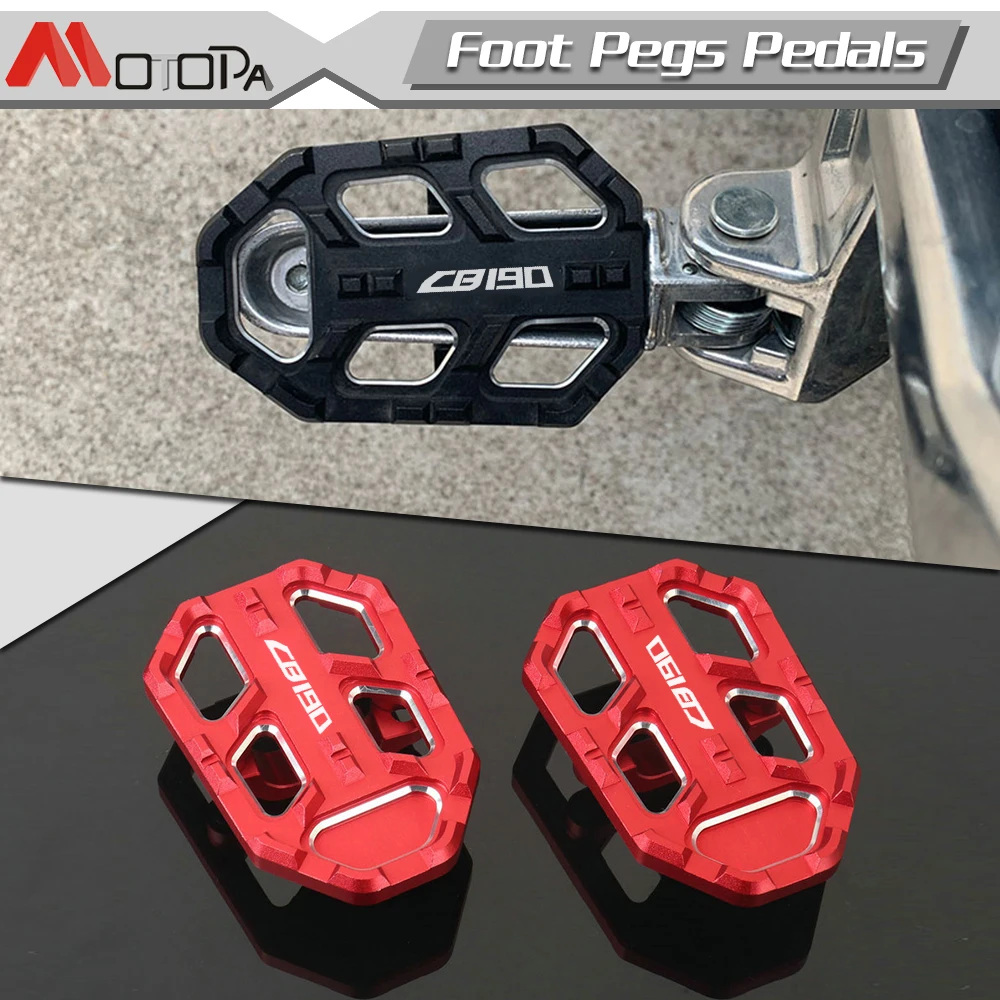 CB190 Motorcycle Billet Wide Foot Pegs Pedals Footrest Enlarge Footpeg For Honda CB190R CB190X CB190SS CBF190TR
CB190 Motorcycle Billet Wide Foot Pegs Pedals Footrest Enlarge Footpeg For Honda CB190R CB190X CB190SS CBF190TR
