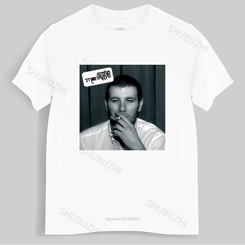 Mens luxury cotton T shirt Arctic Monkeys Whatever People Say I Am, That's What I'm Not T-Shirt Loose tops for him teeshirt
Mens luxury cotton T shirt Arctic Monkeys Whatever People Say I Am, That's What I'm Not T-Shirt Loose tops for him teeshirt
