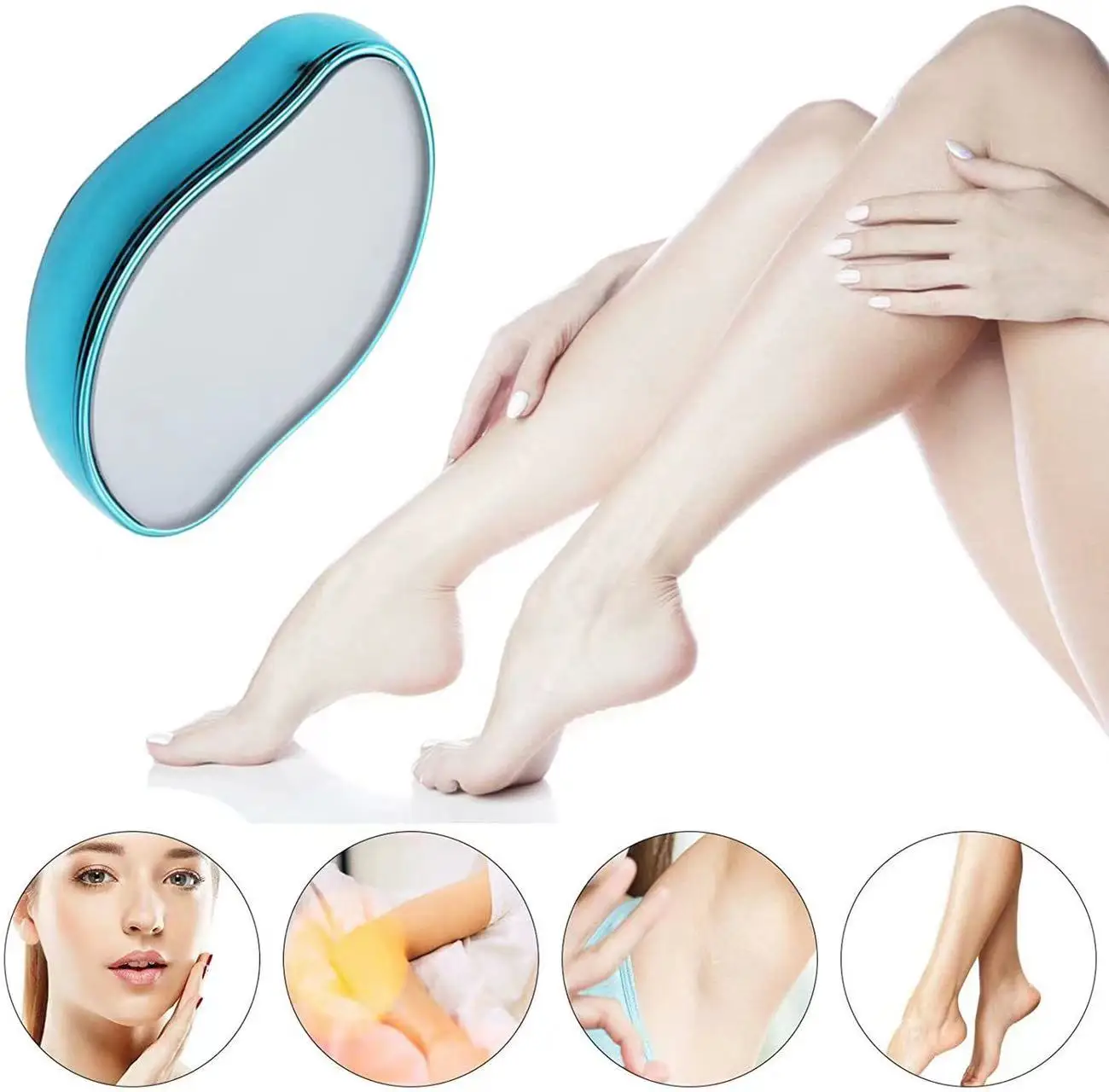 2022 Hair Removal Crystal Physical Eraser Glass Hair Remover Painless Epilator Easy Cleaning Reusable Body Care Depilation
2022 Hair Removal Crystal Physical Eraser Glass Hair Remover Painless Epilator Easy Cleaning Reusable Body Care Depilation