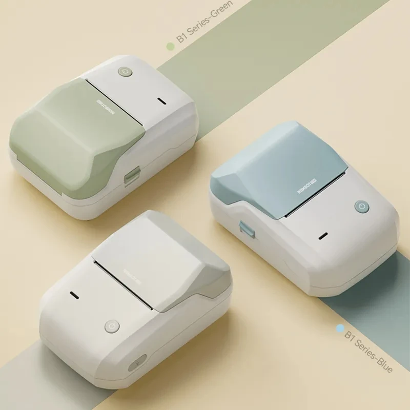 NIIMBOT B1 Mini Portable printer Hot self-adhesive pocket label ink-free printer Commercial mobile wireless ink-free label maker
NIIMBOT B1 Mini Portable printer Hot self-adhesive pocket label ink-free printer Commercial mobile wireless ink-free label maker
