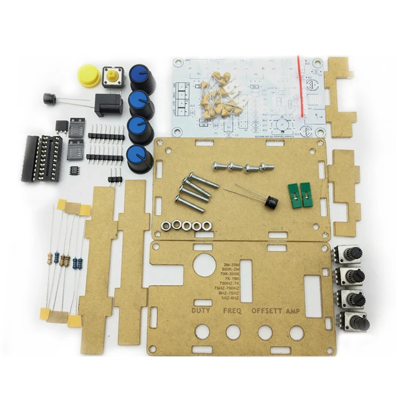 MAX038 Signal Generator DIY Kit 1Hz-20Mhz Function Generator High-Speed Op-Amp Generator Sine/Rectangular/Sawtooth
MAX038 Signal Generator DIY Kit 1Hz-20Mhz Function Generator High-Speed Op-Amp Generator Sine/Rectangular/Sawtooth
