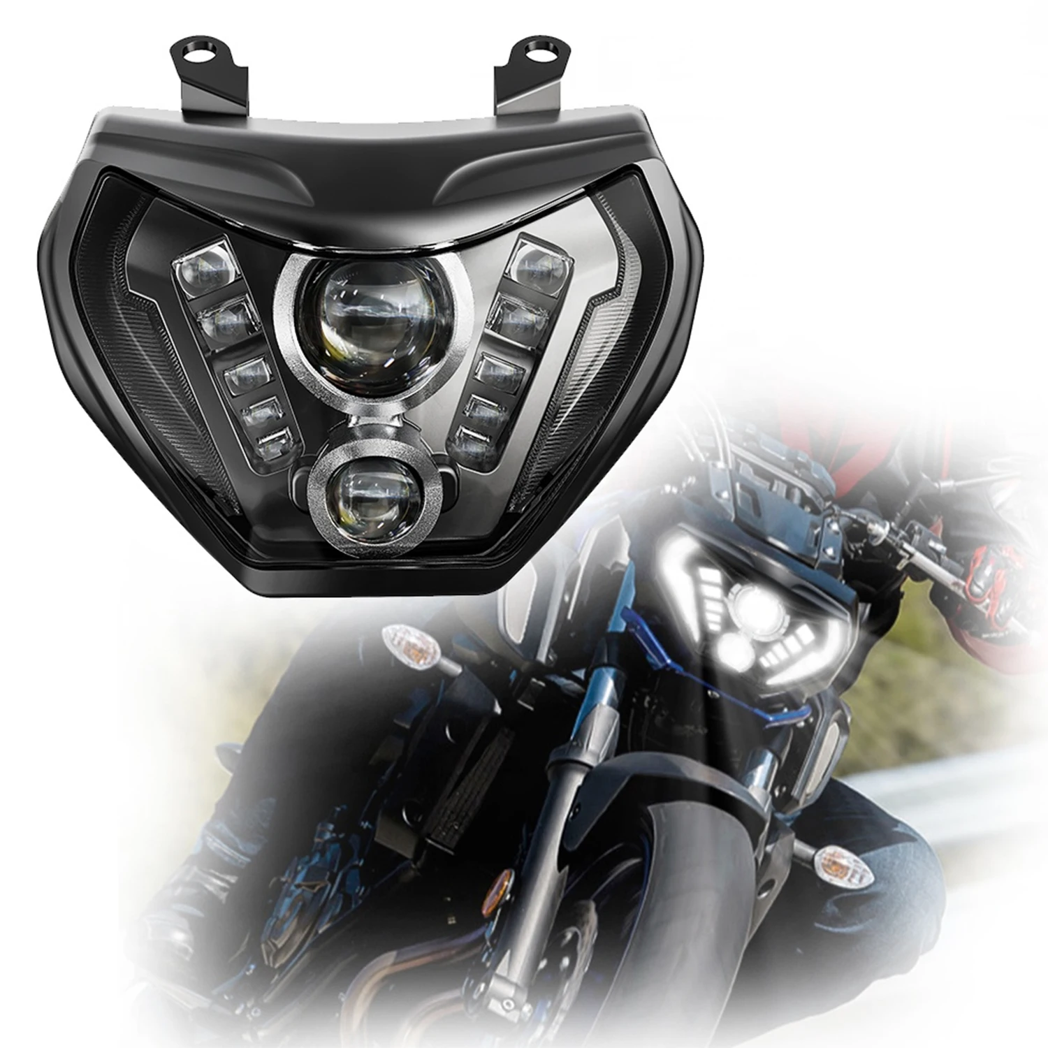 Светодиодный налобный фонарь в сборе, с ближним/дальним светом, для Yamaha MT 09 FZ 09 MT09 FZ09 2014 2015 2016 MT07 FZ07 2018 2019
Светодиодный налобный фонарь в сборе, с ближним/дальним светом, для Yamaha MT 09 FZ 09 MT09 FZ09 2014 2015 2016 MT07 FZ07 2018 2019