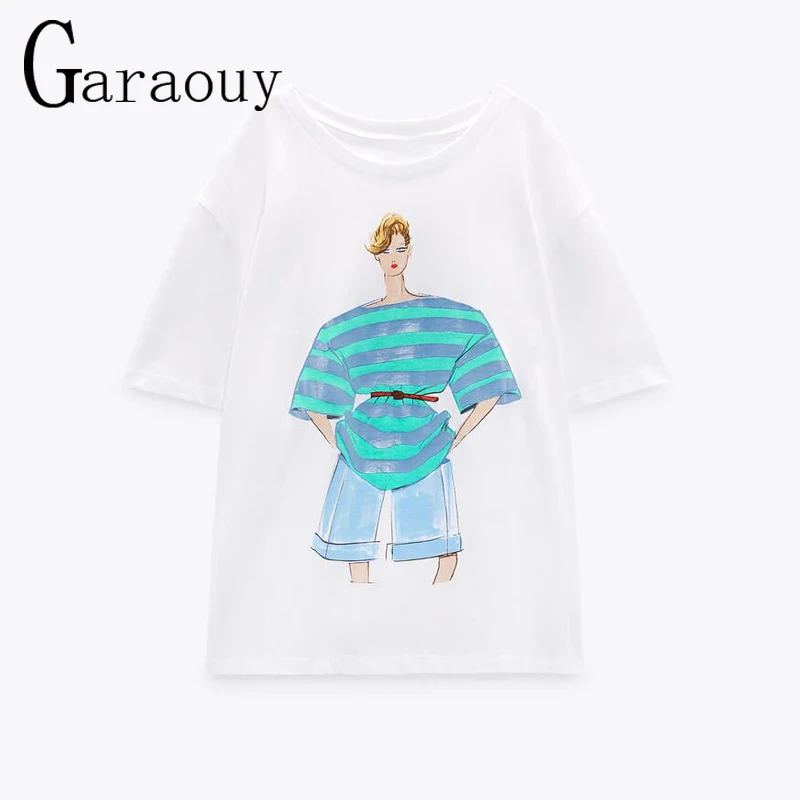 Garaouy 2022 Summer T-Shirts Women Cartoon Fashion Clothing Clothes Graphic TShirt Top Lady Print Female Tee T-Shirt Mujer New
Garaouy 2022 Summer T-Shirts Women Cartoon Fashion Clothing Clothes Graphic TShirt Top Lady Print Female Tee T-Shirt Mujer New
