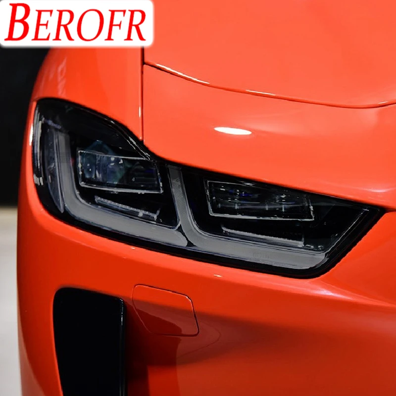 2X Car Headlight Protective Tint Film Smoke Black Transparent TPU Light Protection Sticker For Jaguar I Pace 2018-On Accessories
2X Car Headlight Protective Tint Film Smoke Black Transparent TPU Light Protection Sticker For Jaguar I Pace 2018-On Accessories