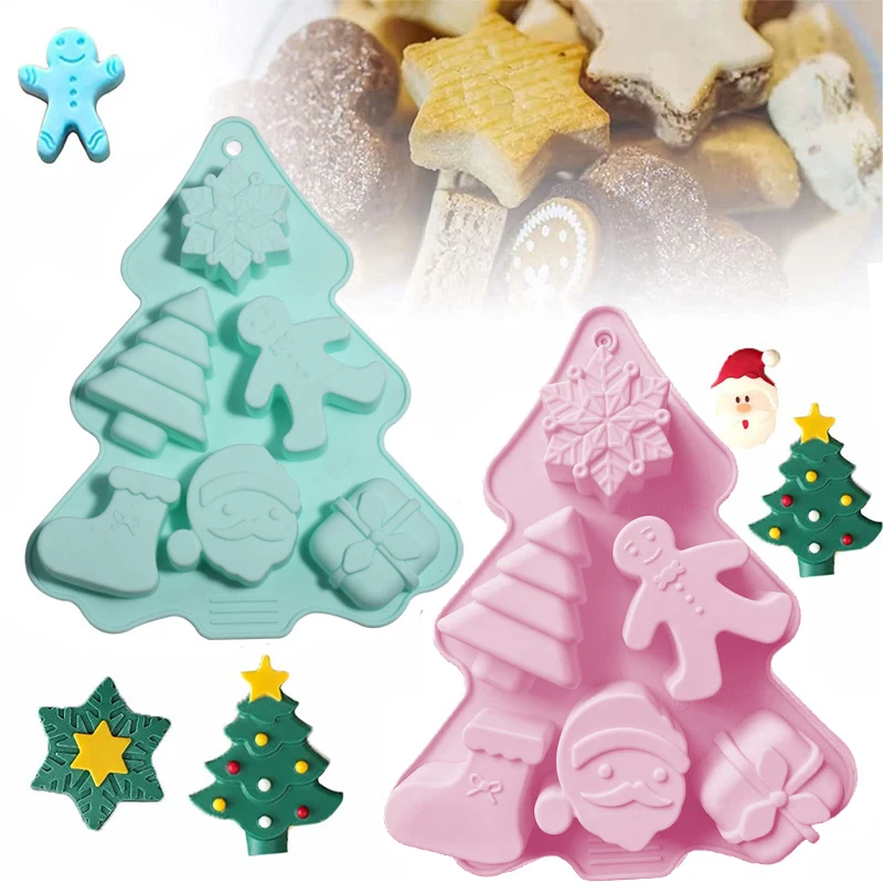 Silicone Mold Bakeware Food Grade Cake Mold Christmas Trees Snowflower Gifts DIY Chocolate Baking Mold Cake Decoration DIY
Silicone Mold Bakeware Food Grade Cake Mold Christmas Trees Snowflower Gifts DIY Chocolate Baking Mold Cake Decoration DIY