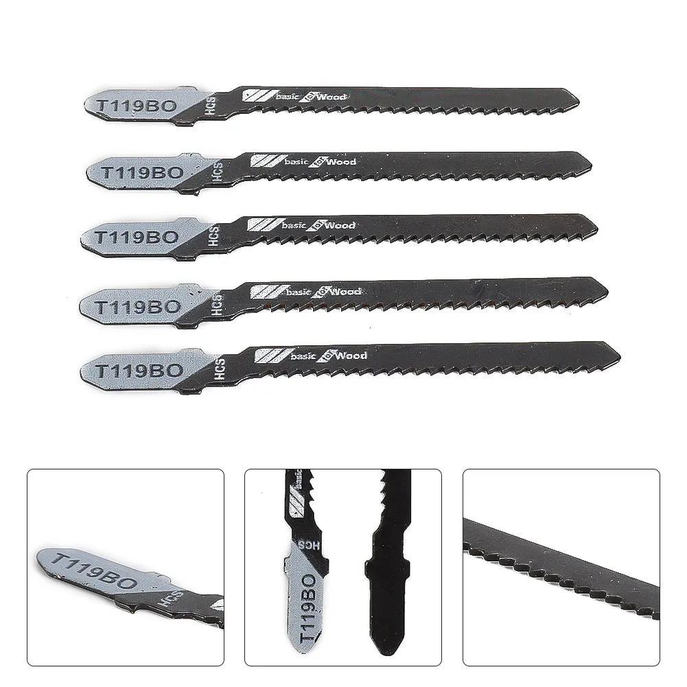 5pcs Set 3 Inch 12TPI HCS T-Shank Jigsaw Blades T119BO For Tools Wood Cutting Oscillating MultiFunction Saw Reciprocating
5pcs Set 3 Inch 12TPI HCS T-Shank Jigsaw Blades T119BO For Tools Wood Cutting Oscillating MultiFunction Saw Reciprocating