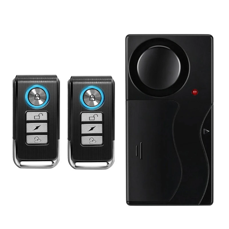 HFES Wireless Vibration Bike Alarm With Remote Control Anti-Theft Alarm 110DB Loud Bike Door Window Alarm Home Safety System
HFES Wireless Vibration Bike Alarm With Remote Control Anti-Theft Alarm 110DB Loud Bike Door Window Alarm Home Safety System
