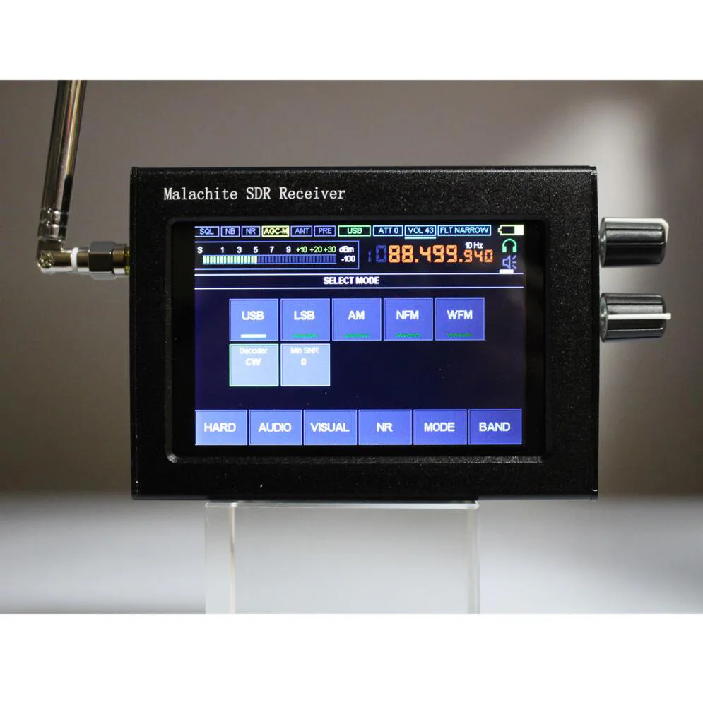 Version 1.10a Malachite receiver SDR software radio DSP noise reduction full mode 50k-2GHZ
Version 1.10a Malachite receiver SDR software radio DSP noise reduction full mode 50k-2GHZ