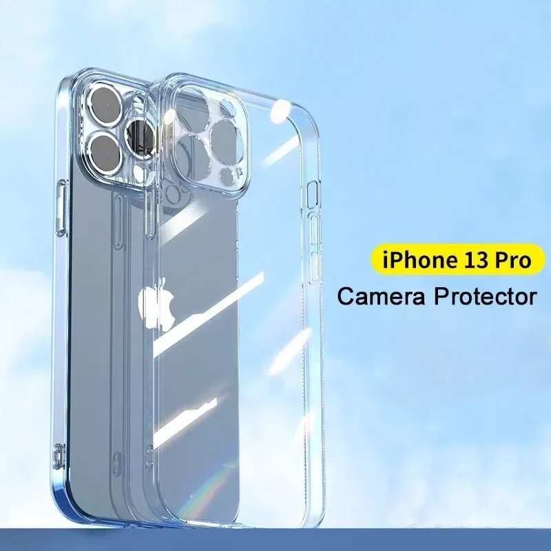 Ultra Thin Clear Silicone Phone Case For iPhone 13 11 12 Pro Max Camera Protection Case on iPhone 13 Pro Max XS XR X Back Cover
Ultra Thin Clear Silicone Phone Case For iPhone 13 11 12 Pro Max Camera Protection Case on iPhone 13 Pro Max XS XR X Back Cover