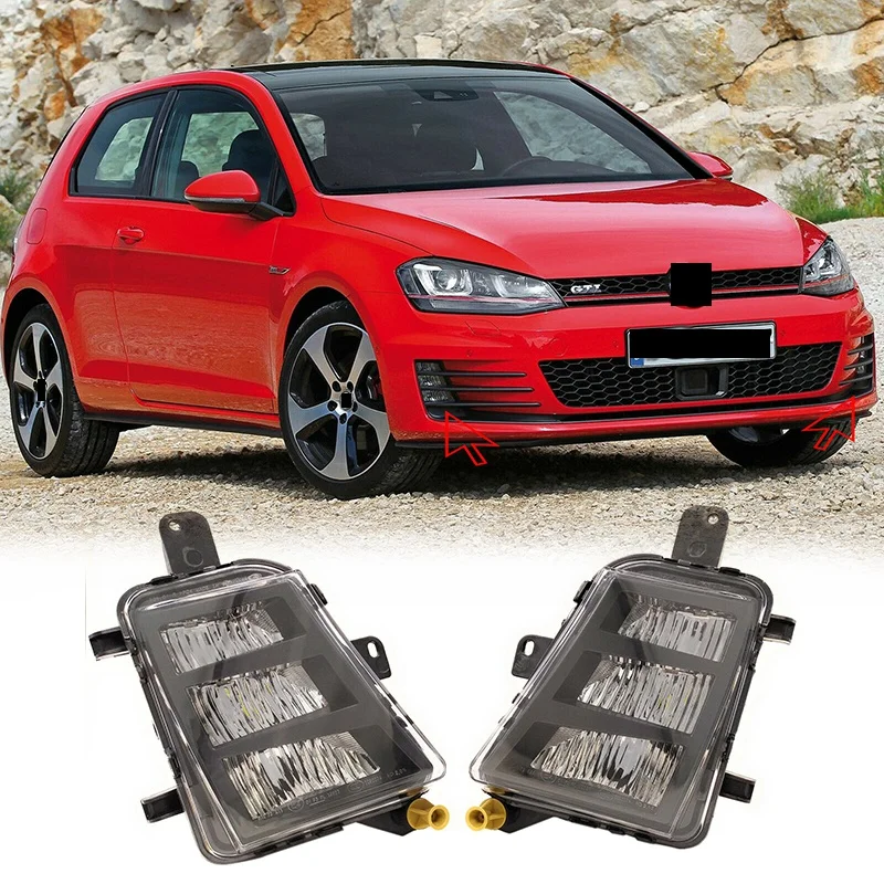 Car LED Front Fog Light DRL Fog Lamp for Golf 7 A7 MK7 GTD 2013-2017 5G0941699 5G0941700
Car LED Front Fog Light DRL Fog Lamp for Golf 7 A7 MK7 GTD 2013-2017 5G0941699 5G0941700