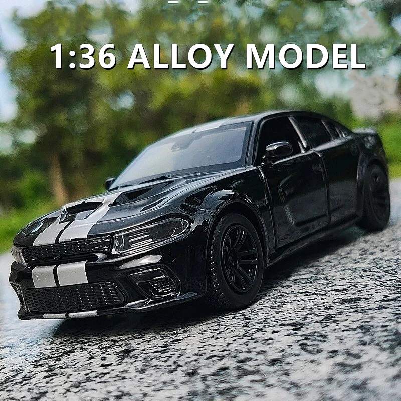 

1:36 DODGE Durango Charger Hellcat SRT Alloy Sports Car Model Diecast Metal Simulation Toy Car Model Collection Childrens Gift