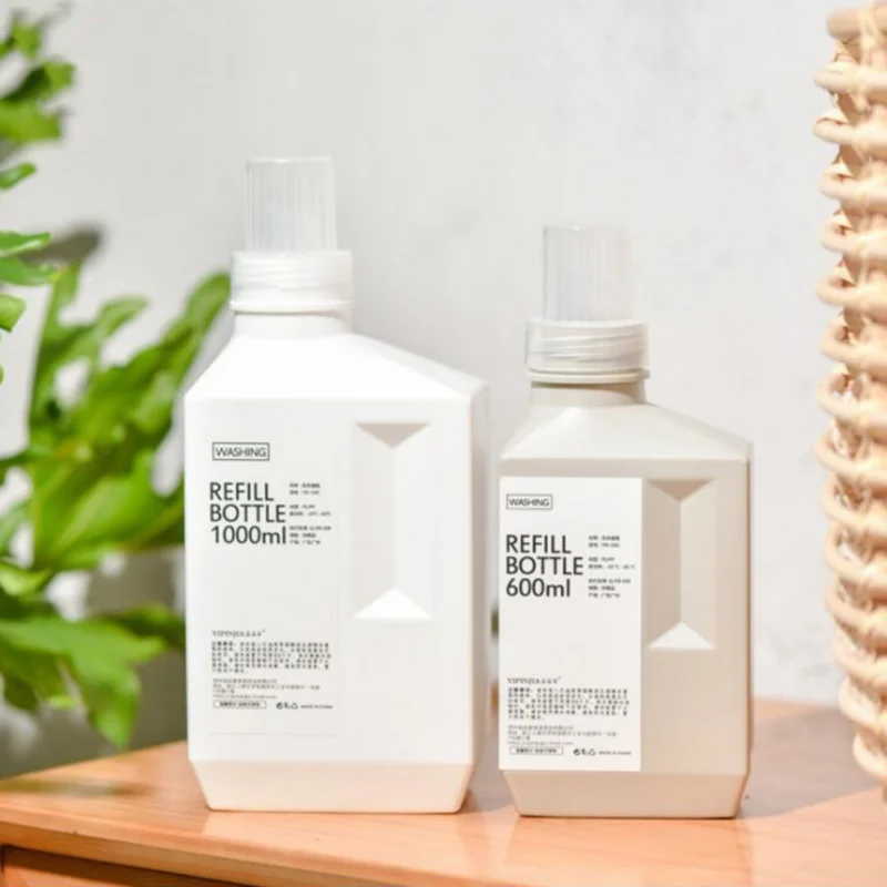 Laundry Liquid Refillable Bottle Large Capacity Laundry Detergent Dispenser Laundry Liquid Softener Storage Empty Bottles
Laundry Liquid Refillable Bottle Large Capacity Laundry Detergent Dispenser Laundry Liquid Softener Storage Empty Bottles