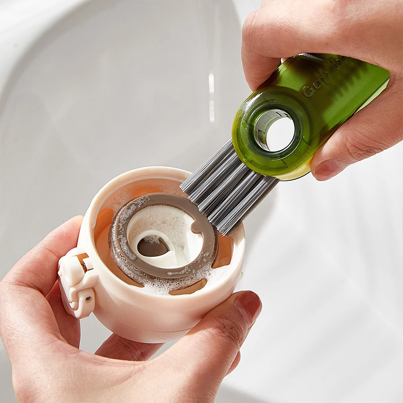 3 in 1 Tiny Bottle Cup Lid Detail Brush Multifunctional Cleaner Tools Cleaning Crevice Brush for Nursing Water Bottle
3 in 1 Tiny Bottle Cup Lid Detail Brush Multifunctional Cleaner Tools Cleaning Crevice Brush for Nursing Water Bottle