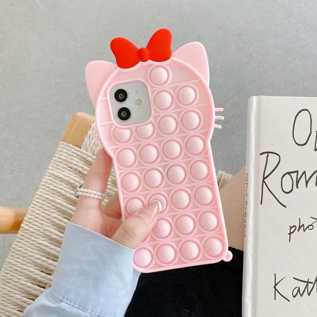 Silicone Reliver Stress Cover Phone Case Toys for Iphone 11 12 Pro Max for X XR XS 6 6s 7 8 Plus Cute Rainbow Cat Love Fidget
Silicone Reliver Stress Cover Phone Case Toys for Iphone 11 12 Pro Max for X XR XS 6 6s 7 8 Plus Cute Rainbow Cat Love Fidget