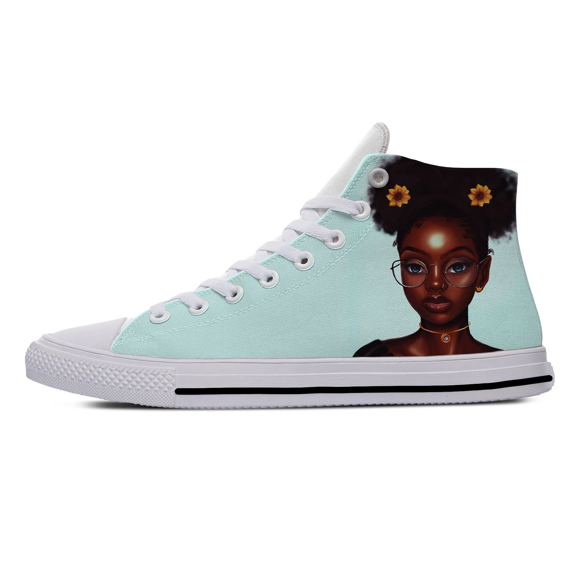 Hot Anime Cartoon Black Girl Magic Melanin Poppin Casual Cloth Shoes High Top Lightweight Breathable 3D Print Men Women Sneakers
Hot Anime Cartoon Black Girl Magic Melanin Poppin Casual Cloth Shoes High Top Lightweight Breathable 3D Print Men Women Sneakers