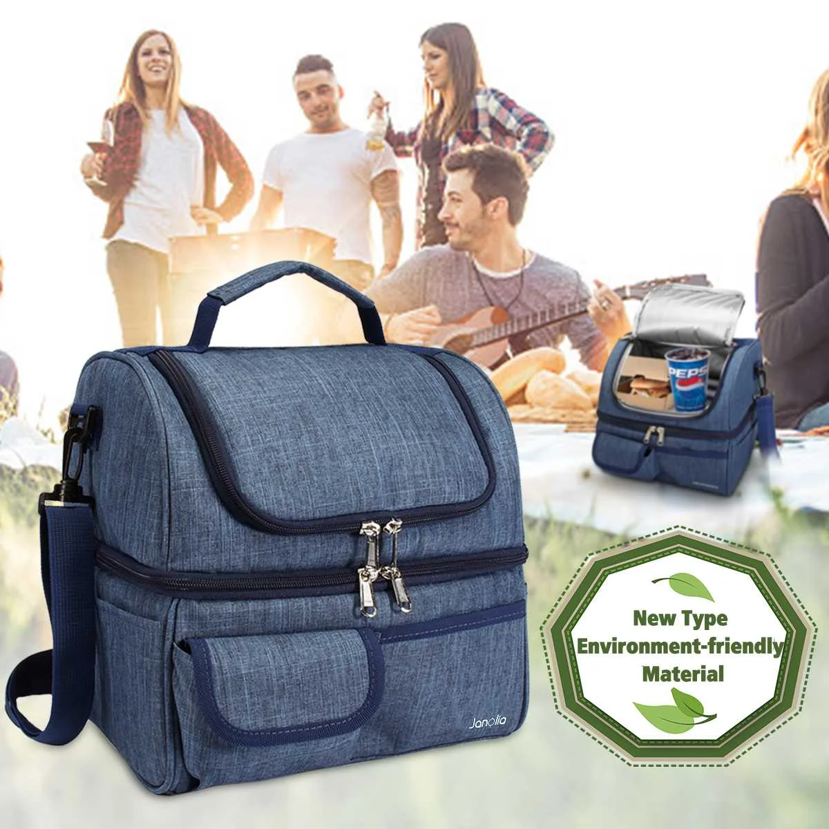 Lunch Bag Reusable Insulated Thermal Bag Women Men Multifunctional 8L Cooler and Warm Keeping Lunch Box Leakproof Waterproof
Lunch Bag Reusable Insulated Thermal Bag Women Men Multifunctional 8L Cooler and Warm Keeping Lunch Box Leakproof Waterproof