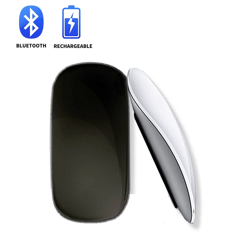 

Bluetooth Wireless Arc Touch Magic Mouse Ergonomic Ultra Thin Mouse Optical 1600 DPI Mause For Ipad Apple Macbook Mice