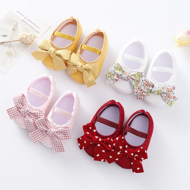 Spring and Autumn Infant Newborn Baby Girls Shoes Bowknot Princess Dress Shoes No-Slip First Walkers Baby Shoes 0-12Months
Spring and Autumn Infant Newborn Baby Girls Shoes Bowknot Princess Dress Shoes No-Slip First Walkers Baby Shoes 0-12Months
