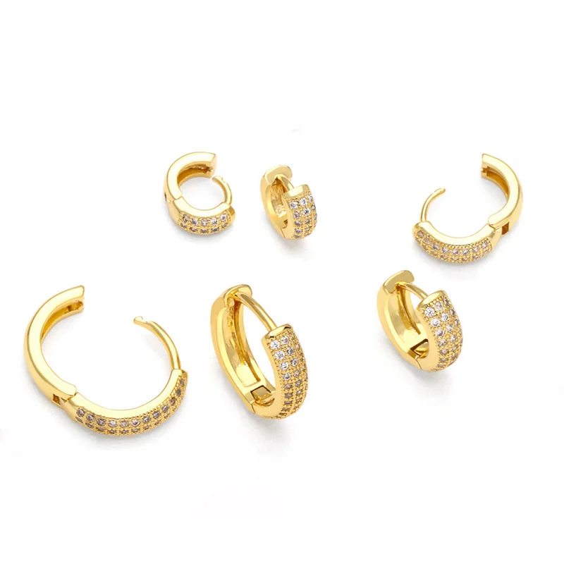 European and American Fashion Simple AAA Cubic Zirconia Geometric Earrings Women's New Exquisite Hoop Earrings for Women Jewelry
European and American Fashion Simple AAA Cubic Zirconia Geometric Earrings Women's New Exquisite Hoop Earrings for Women Jewelry