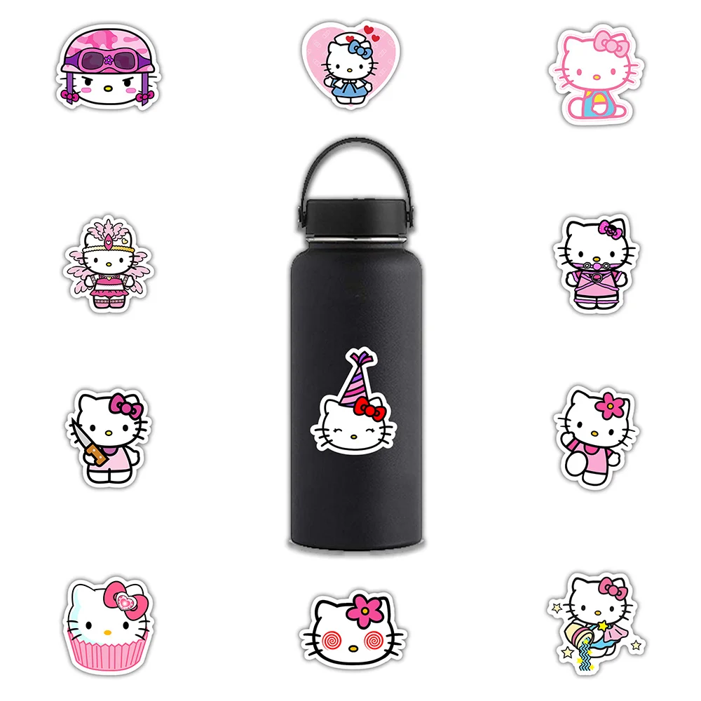 50/pcs Cute Hello Kitty Stickers Sanrio Stickers Hand Tent Water Cup Suitcase Mobile Phone Case Car Waterproof Anime Stickers
50/pcs Cute Hello Kitty Stickers Sanrio Stickers Hand Tent Water Cup Suitcase Mobile Phone Case Car Waterproof Anime Stickers